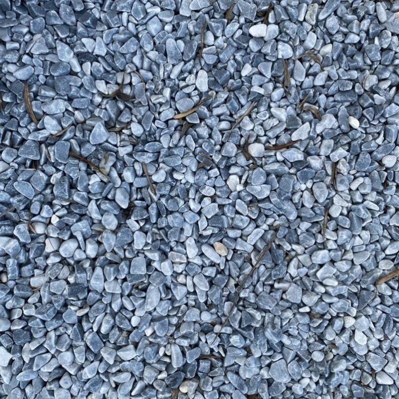 Galet décoratif roulé Marbre Bleu Océan 8-12 mm 1000 kg - Ti'ma Stone