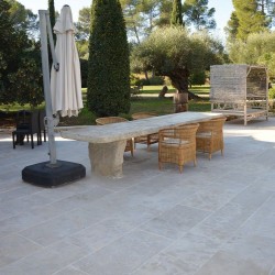 Dallage Pierre naturelle Atlas Beige Nuancé Antiquaire - Ti'ma Stone
