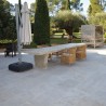 Dallage Pierre naturelle Atlas Beige Nuancé Antiquaire - Ti'ma Stone