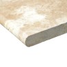Margelle Travertin Beige Rustic 61x33x3cm Bord 1/2 Rond - Ti'ma Stone