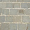 Pavé pierre naturelle Grès Kandla Gris 14x14x3-5 cm - Ti'ma Stone