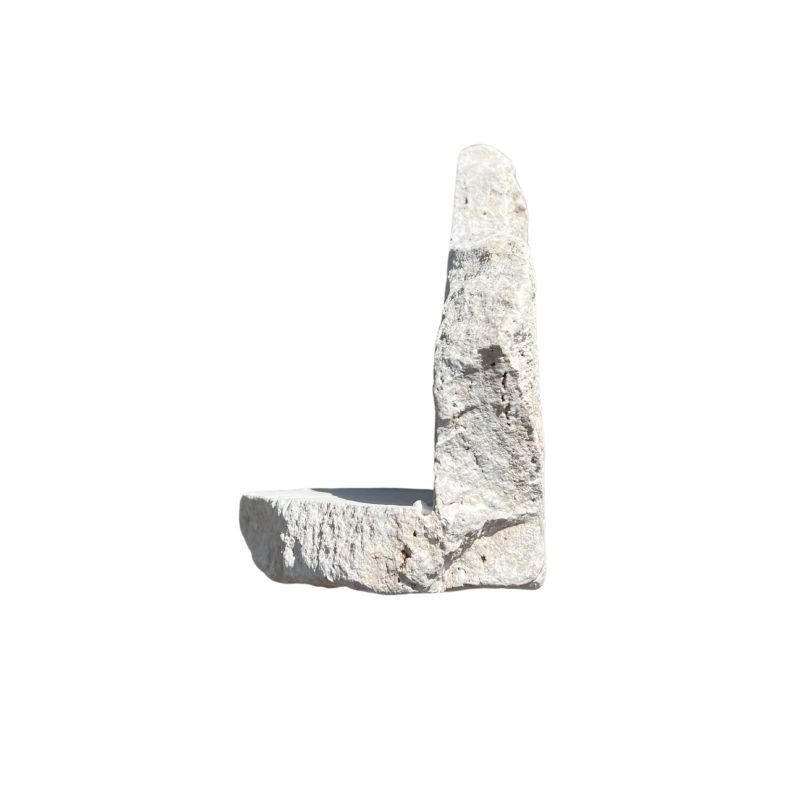 Angle Parement Pierre Naturelle Travertin Beige Mix - Ti'ma Stone