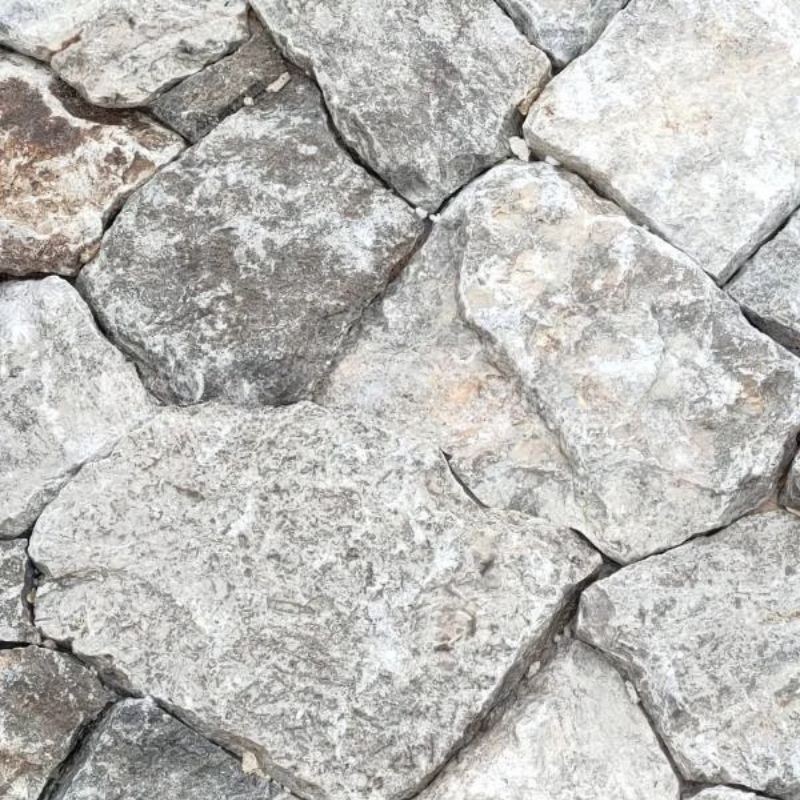 Parement Pierre Naturelle Travertin Gris Silver - Ti'ma Stone