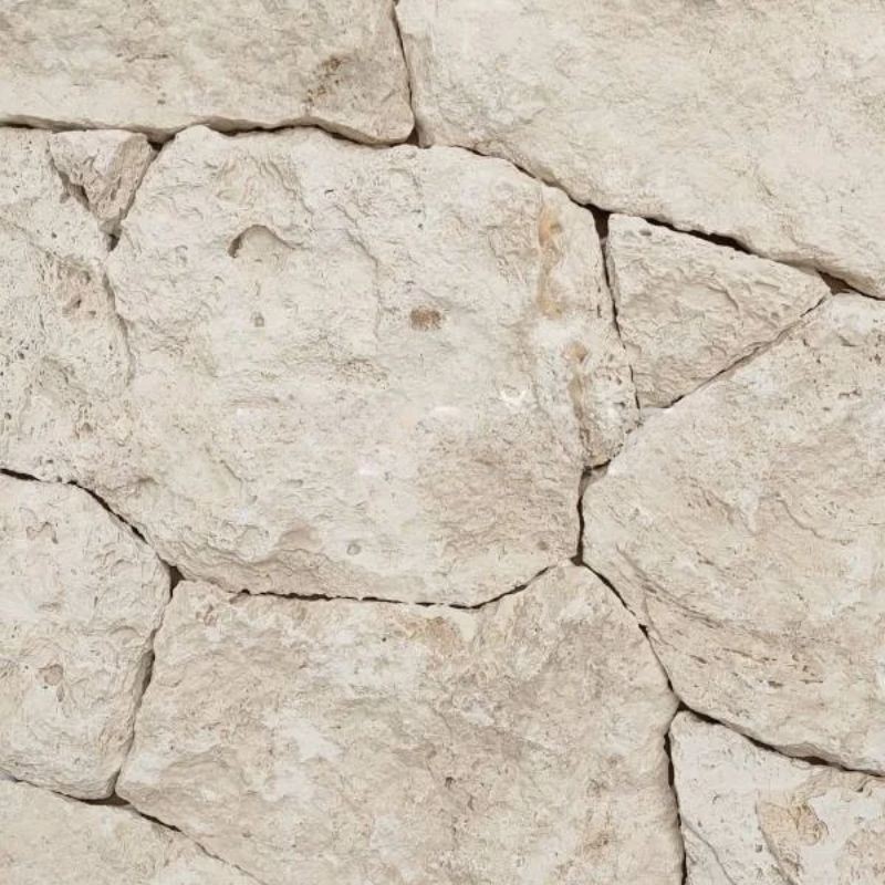 Parement Pierre Naturelle Travertin Beige Clair - Ti'ma Stone