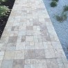 Pavé Travertin Rustic beige Vieilli 15x15x3 cm - Ti'ma Stone