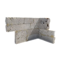 Angle Plaquette de parement Deco Panel Travertin Beige - Ti'ma Stone