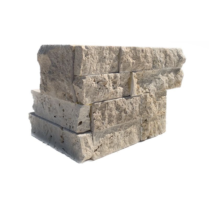 Angle Plaquette de parement Deco Panel Travertin Beige - Ti'ma Stone