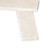 Chevron Travertin Beige Clair 1er choix Vieilli 20,3x5x1 cm - Ti'ma Stone