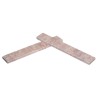 Dallage Bâton Rompu Travertin Rouge 1er choix 30,5x5x1,2 cm  - Ti'ma Stone