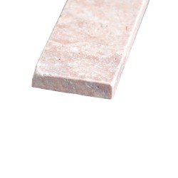 Dallage Bâton Rompu Travertin Rouge 1er choix 30,5x5x1,2 cm  - Ti'ma Stone