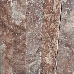 Dallage Bâton Rompu Travertin Rouge 1er choix 30,5x5x1,2 cm  - Ti'ma Stone