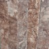 Dallage Bâton Rompu Travertin Rouge 1er choix 30,5x5x1,2 cm  - Ti'ma Stone