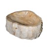 Vasque à poser en bois fossilisé et pierre naturelle - Ti'ma Stone