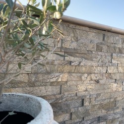 Plaquette de parement Quartzite Deco Panel Vert de Mer - Ti'ma Stone