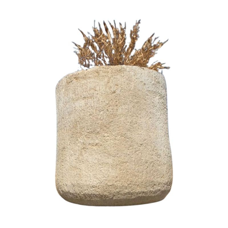 Pot à plante en pierre naturelle Pompéi - Ti'ma Stone