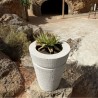 Pot à plante en pierre naturelle Atlas Beige Trévise - Ti'ma Stone