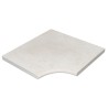 Margelle Angle Rentrant Travertin Light | Livraison Rapide