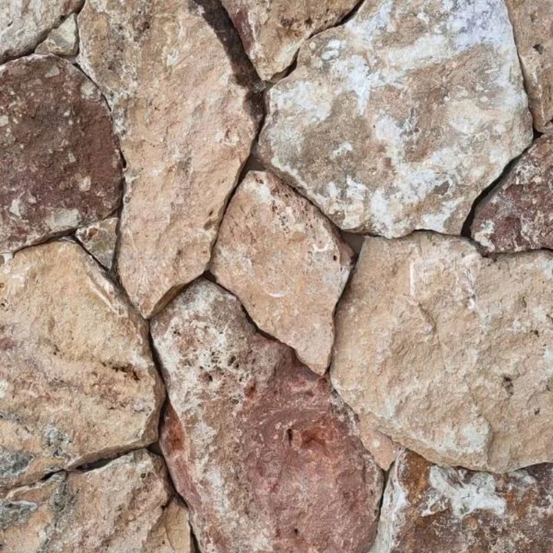 Angle Parement Pierre Naturelle Travertin Rouge - Ti'ma Stone