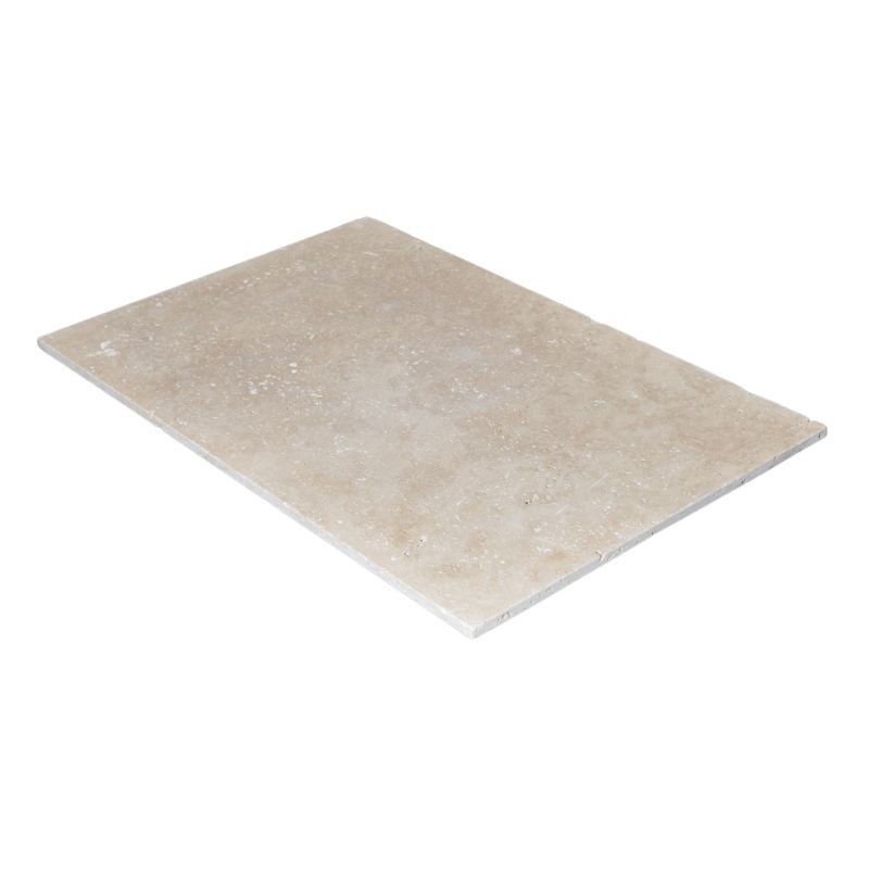 Dallage Travertin Beige Clair 1er choix 61x40,6x1,2 cm -Ti'ma Stone
