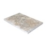 Carrelage Travertin Gris 1er choix Vieilli 61x40,6x1,2 cm - Ti'ma Stone