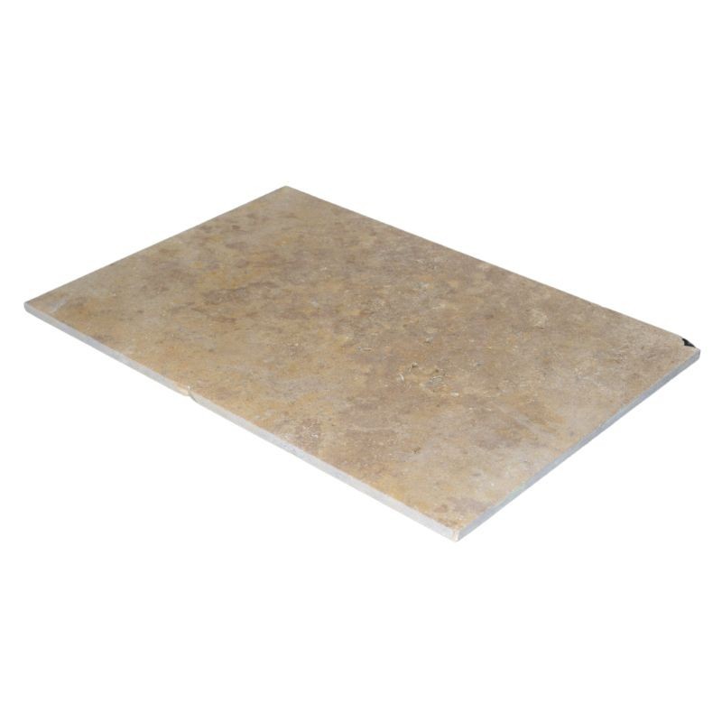 Dallage Travertin Rustic 1er choix Vieilli 61x40,6x1,2 cm - Ti'ma Stone