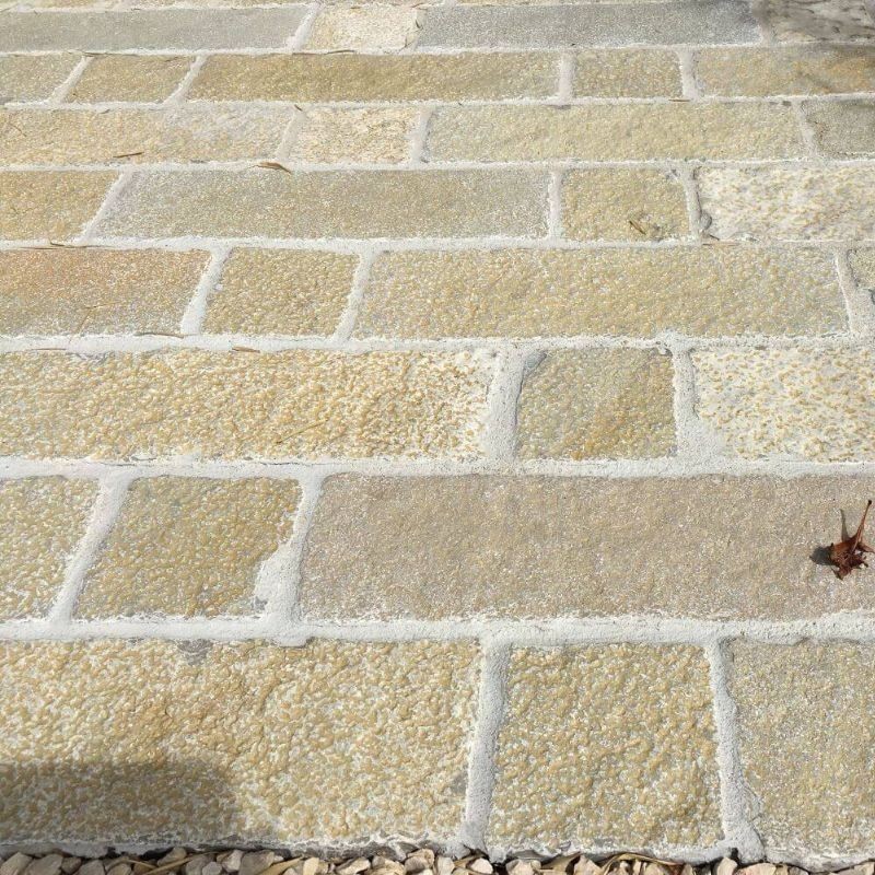 Pavé pierre naturelle Tandur Beige Longueur Libre x15x2,5 cm - Ti'ma Stone
