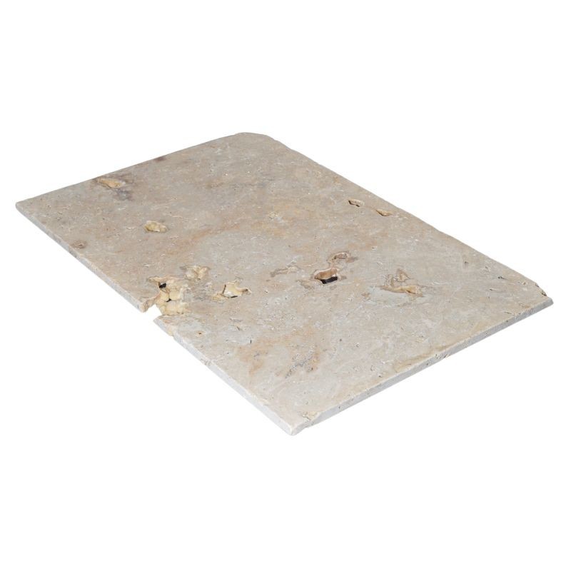 Dallage Travertin Beige Rustique 2nd choix 61x40,6x1,2 cm - Ti'ma Stone
