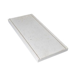 Couvertine Mur Travertin Beige Clair 1er choix 61x27x3 cm - Ti'ma Stone