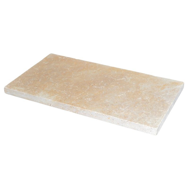 Couvertine Travertin Beige Mix 1er choix Vieilli 61x33x3 cm - Ti'ma Stone