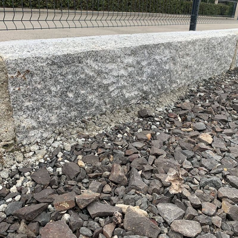 Bordure de jardin pierre Granit Gris 100x20x8 cm - Ti'ma Stone