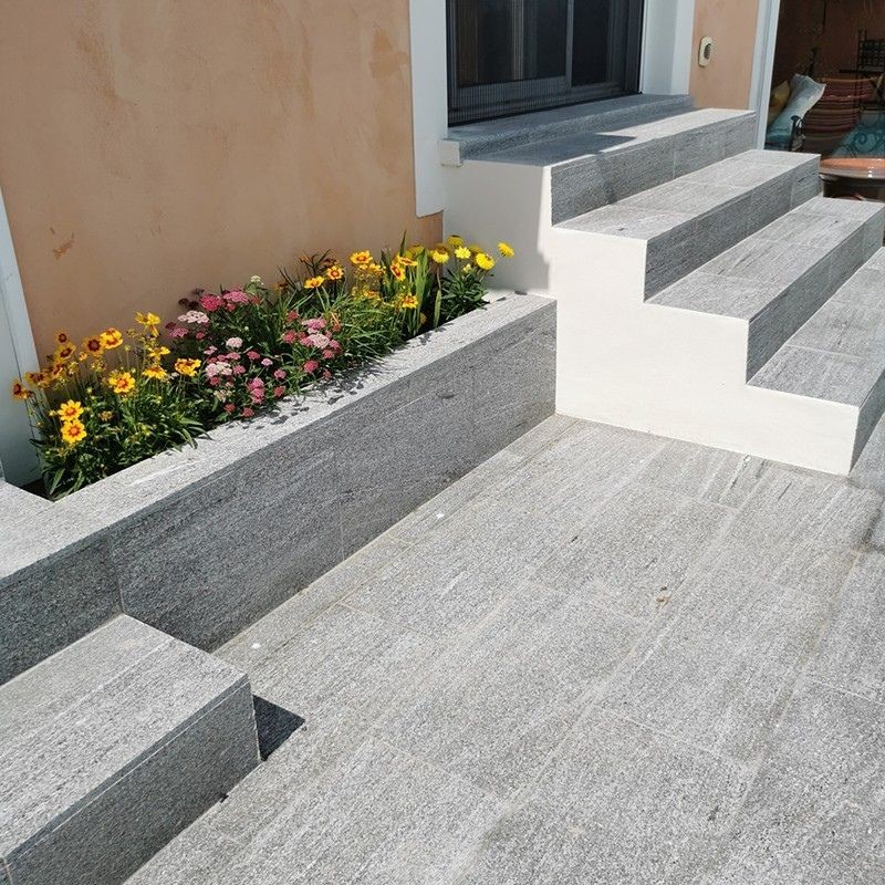 Dallage pierre naturelle Granit Gris 60x30x1,5 cm - Ti'ma Stone