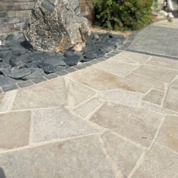 Opus Incertum Travertin Beige Vieilli ép. 3cm - Ti'ma Stone