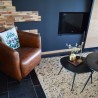 Dallage Granit Noir finition adoucie 60x40x1,5 cm - Ti'ma Stone