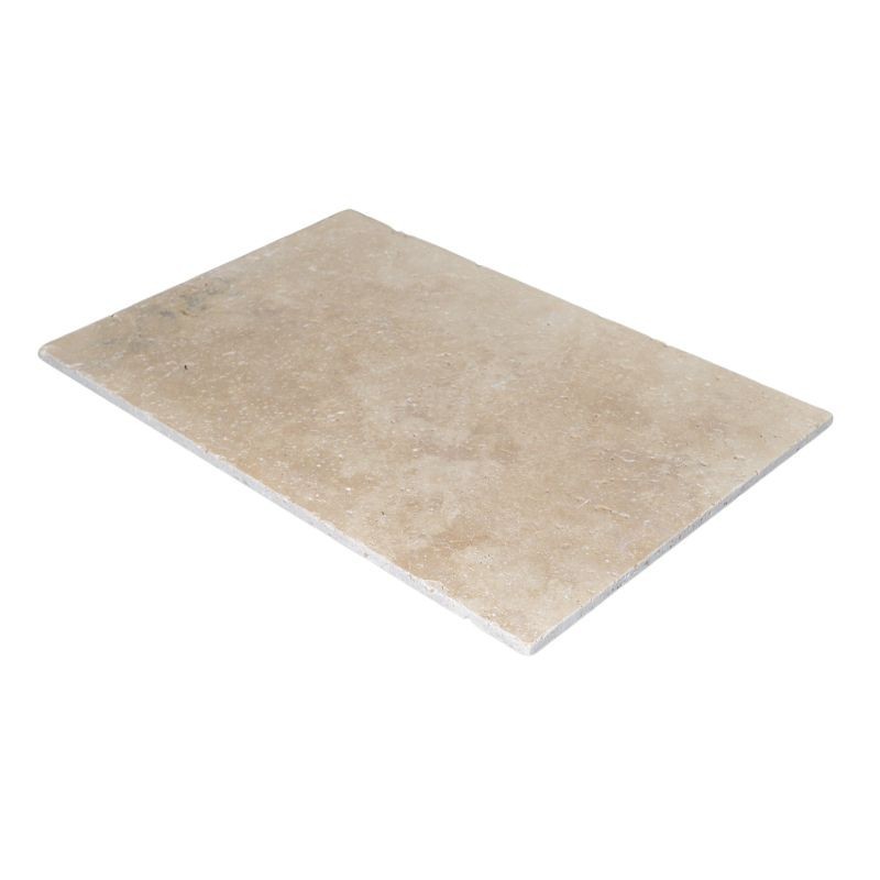 Dallage Travertin Beige Mix 1er choix 61x40,6x1,2 cm - Ti'ma Stone