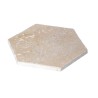 Tomette hexagonale Travertin Beige Ivoire - Ti'ma Stone