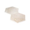Tomette hexagonale Travertin Beige Ivoire - Ti'ma Stone