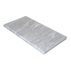 Margelle Marbre Gris Vieillie 61x33x3 cm Bord 1/2 Rond - Ti'ma Stone