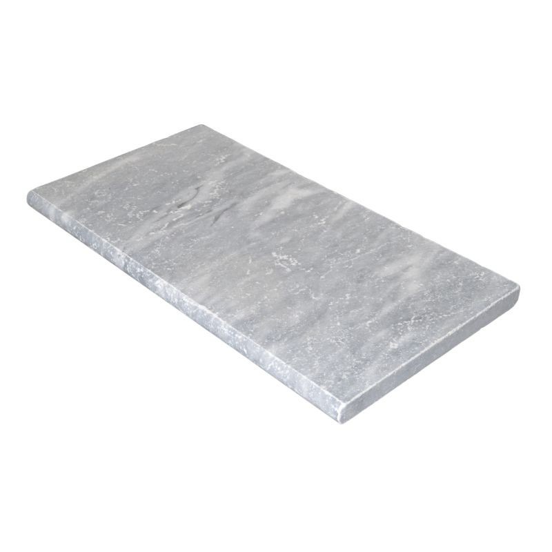 Margelle Marbre Gris Vieillie 61x33x3 cm Bord 1/2 Rond - Ti'ma Stone