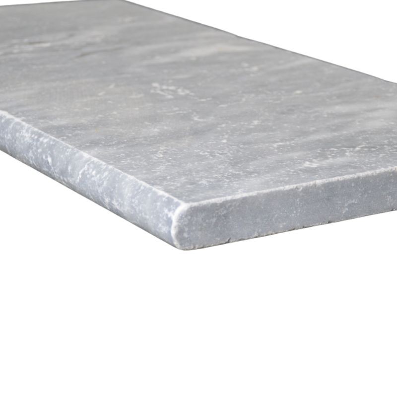 Margelle Marbre Gris Vieillie 61x33x3 cm Bord 1/2 Rond - Ti'ma Stone
