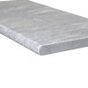 Margelle Marbre Gris Vieillie 61x33x3 cm Bord 1/2 Rond - Ti'ma Stone