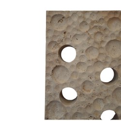 Palissade décorative Travertin beige planète - Ti'ma Stone