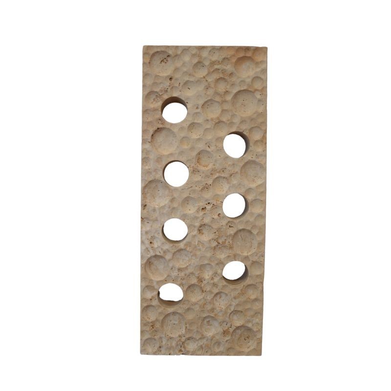 Palissade décorative Travertin beige planète - Ti'ma Stone