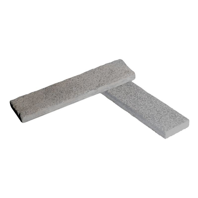 Dallage Bâton Rompu Gris / Noir Hainaut 20x5x1,5 cm - Ti'ma Stone
