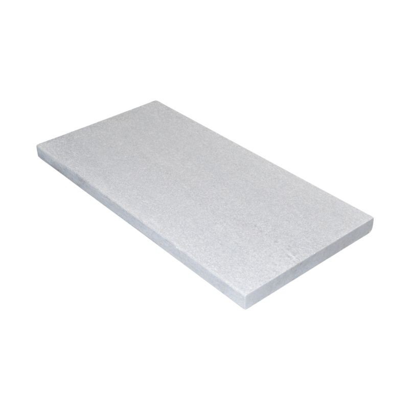 Margelle en Quartzite Blanc finition flammée brossée - Ti'ma Stone