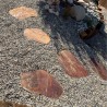 Pas Japonais en Ardoise Corten Forme Libre - Ti'ma Stone