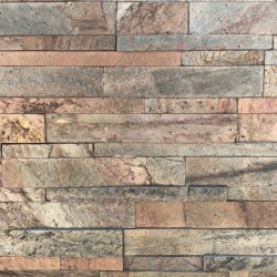 Plaquette de parement Deco Panel Metal Red - Ti'ma Stone