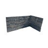 Angle Plaquette de parement Deco Panel Ardoise Noire - Ti'ma Stone
