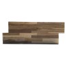 Plaquette de parement en bois Deco Panel Teck Naturel - Ti'ma Stone