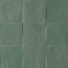Carrelage Zellige Marocain Vert Amande N°61 10x10 cm - Ti'ma Stone