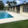 Margelle d'angle rentrant pierre d'Egypte Beige Vieillie - Ti'ma Stone
